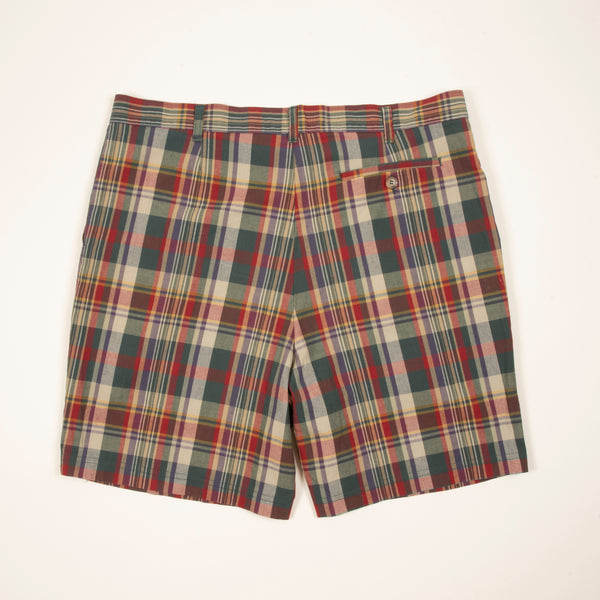 Vintage St. Michael Plaid Shorts Made In The UK