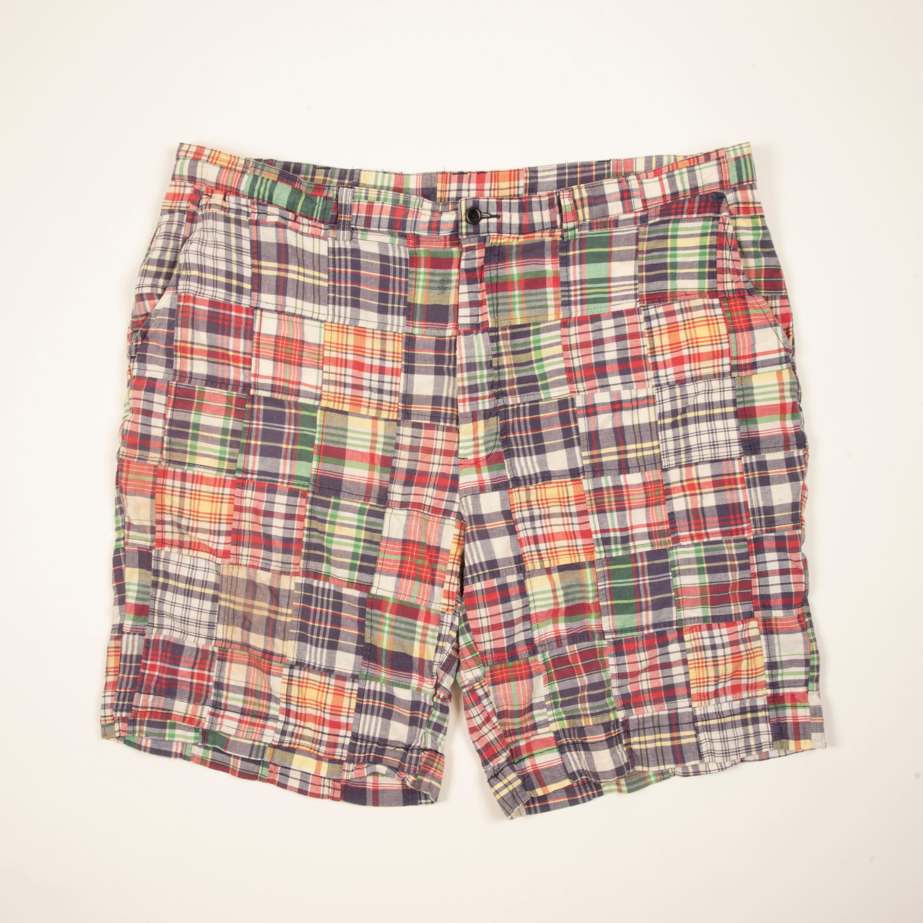 Vintage Polo Ralph Lauren Patchwork Plaid Shorts