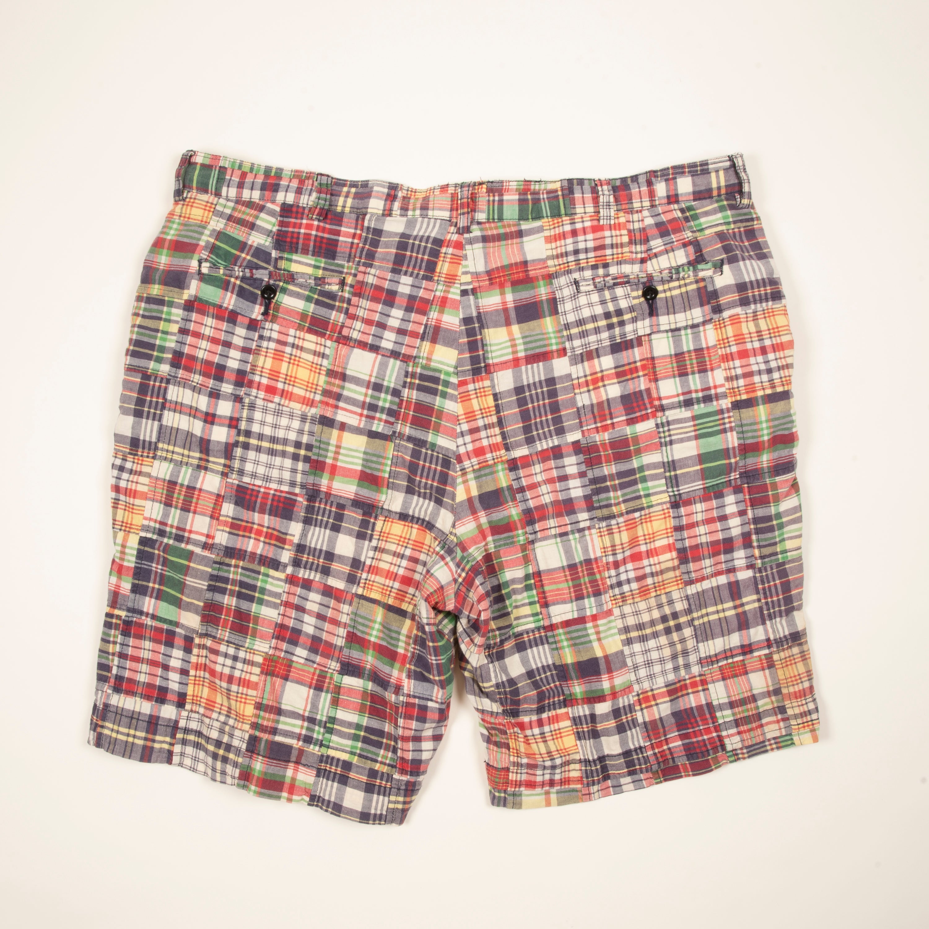 Vintage Polo Ralph Lauren Patchwork Plaid Shorts