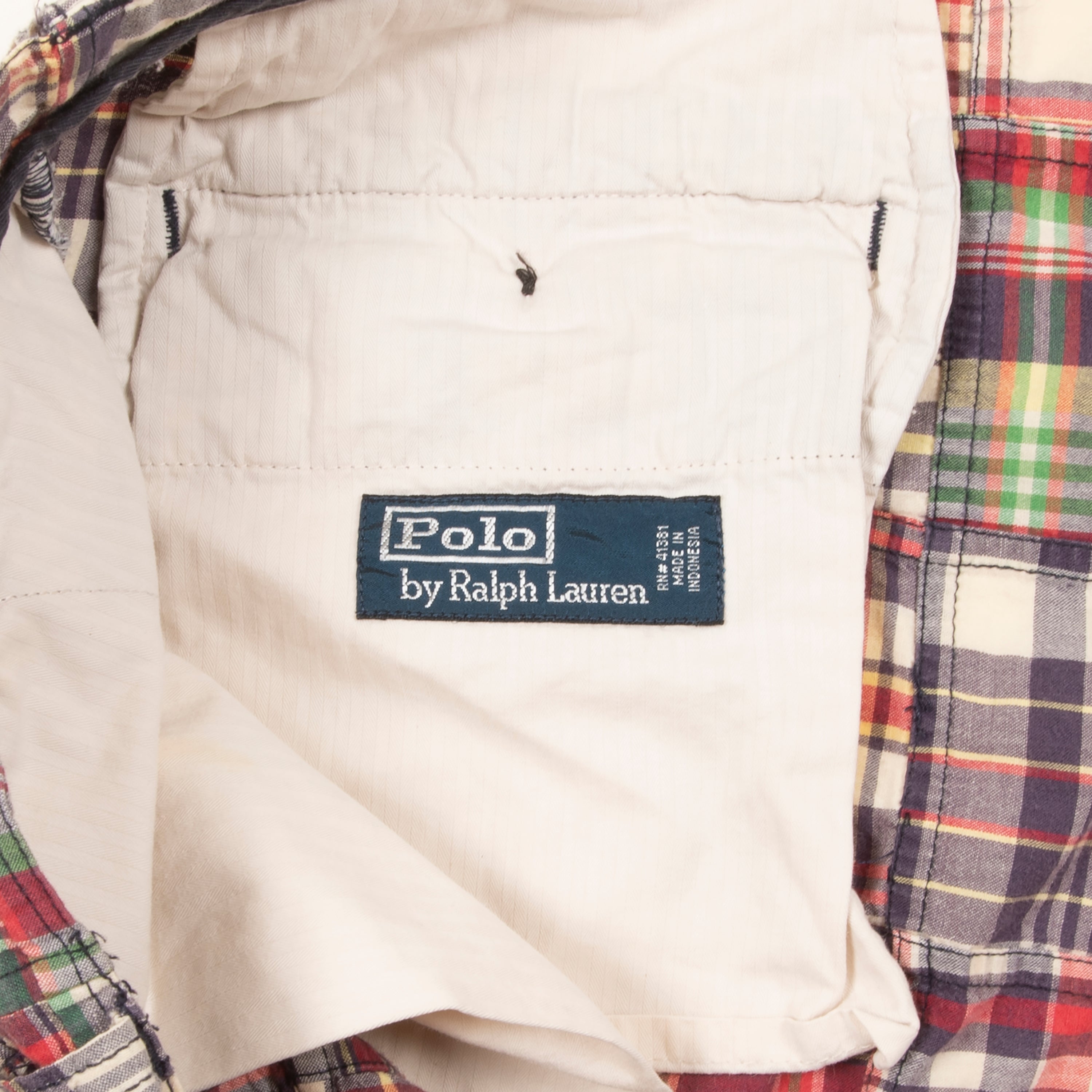 Vintage Polo Ralph Lauren Patchwork Plaid Shorts