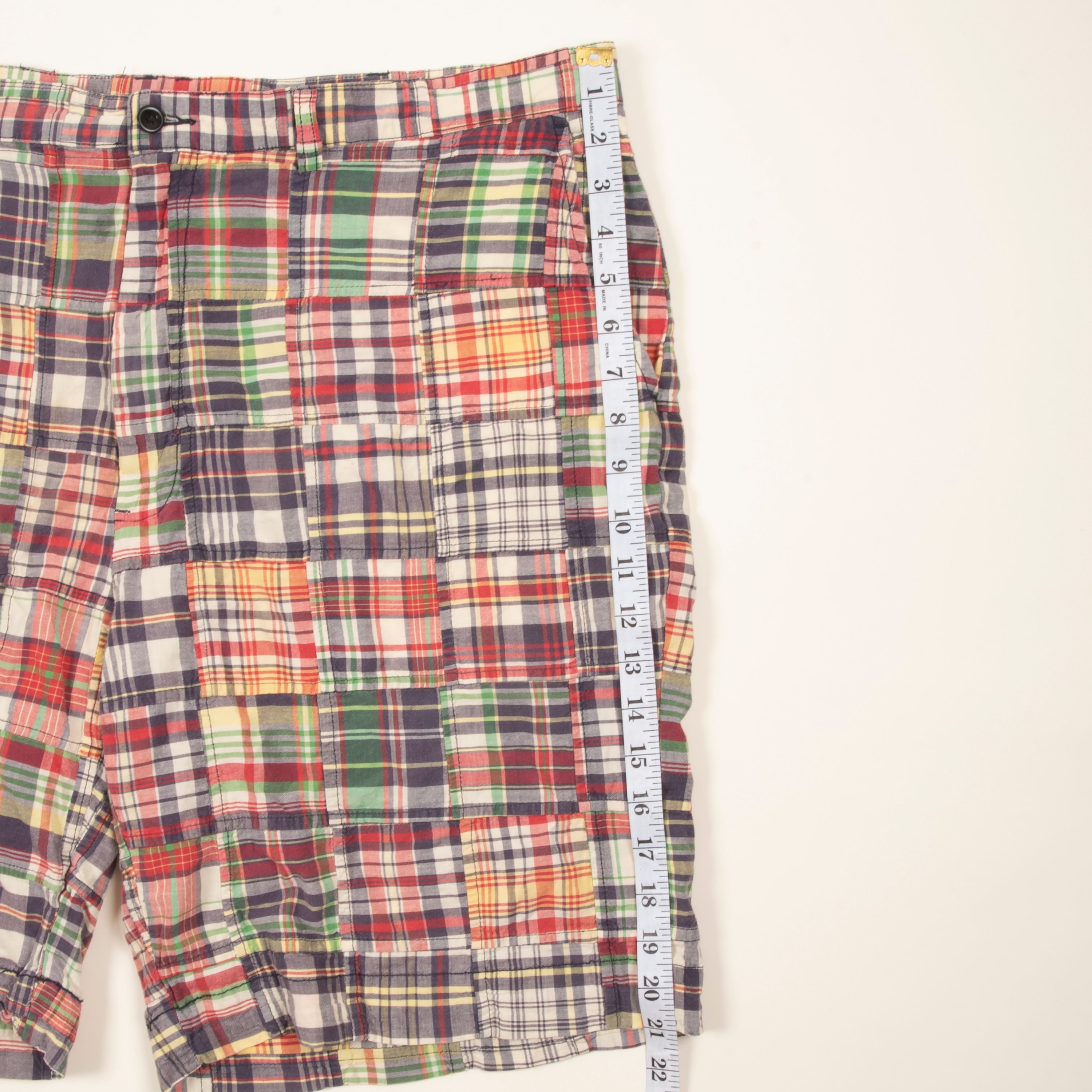 Vintage Polo Ralph Lauren Patchwork Plaid Shorts