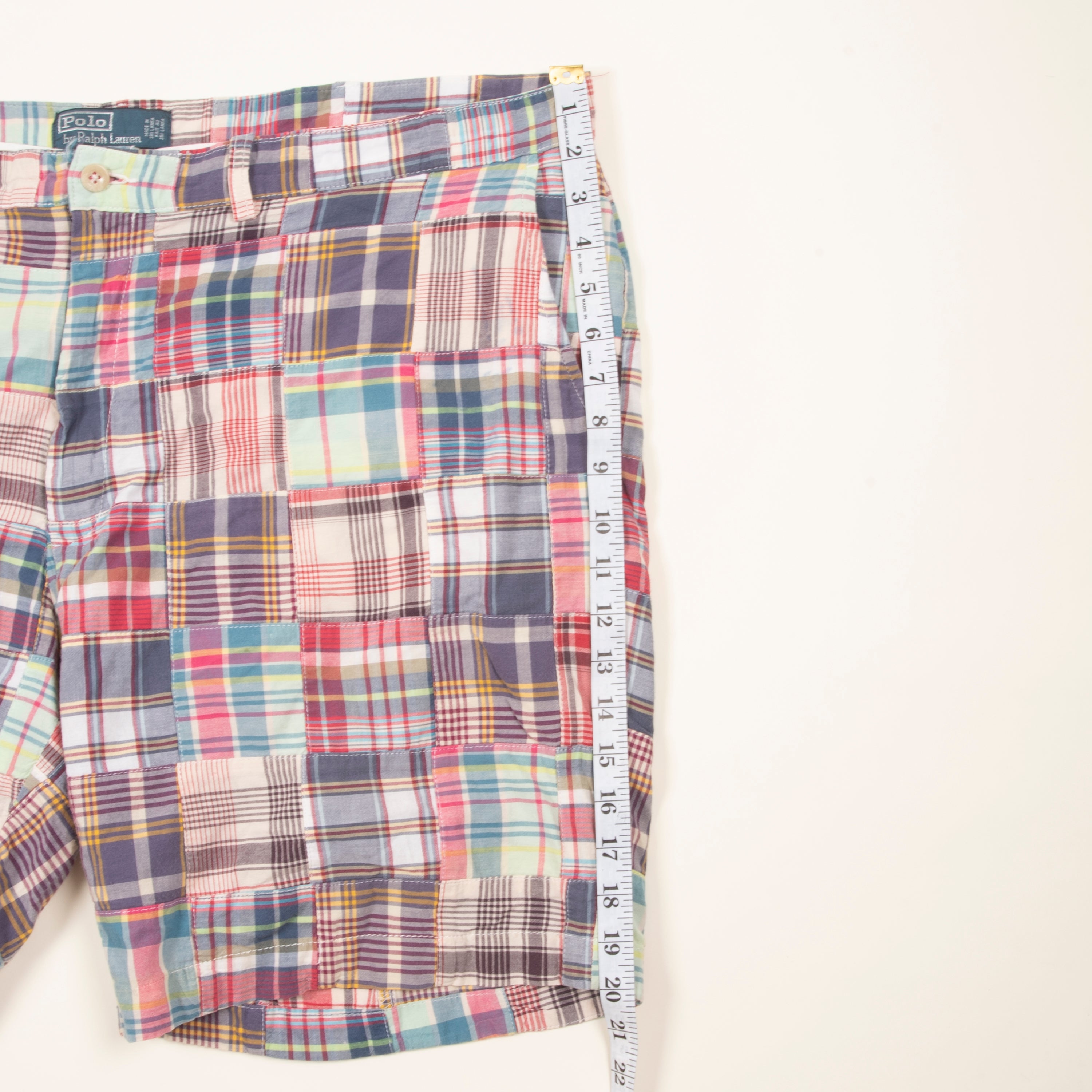 Vintage Polo Ralph Lauren Patchwork Plaid Shorts