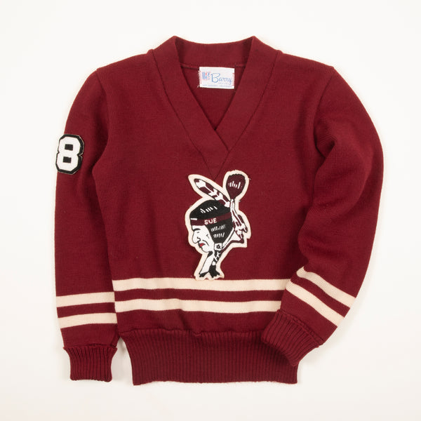 Vintage Barry MFG CO Wool Knit Varsity Sweater