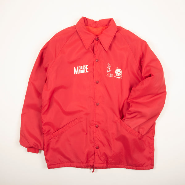 Vintage Melrose Bowl Fleece Lined Coach Jacket Swingster Made In The USA