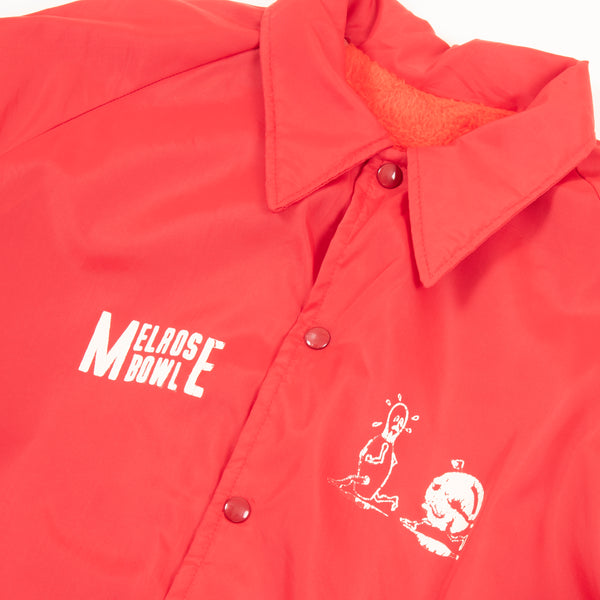 Vintage Melrose Bowl Fleece Lined Coach Jacket Swingster Made In The USA