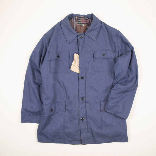 Vintage Insulated European Work Jacket Fully Detachable Liner