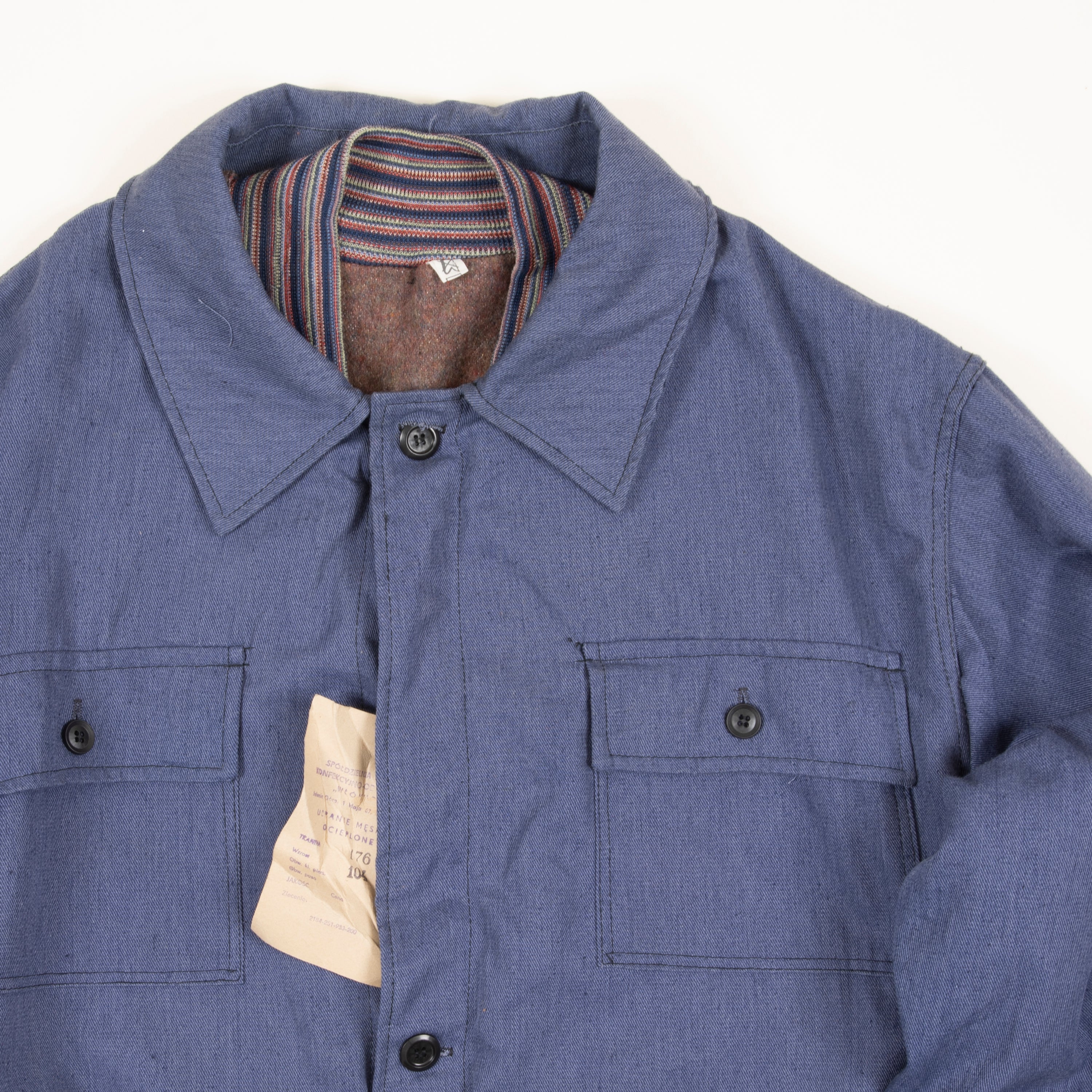 Vintage Insulated European Work Jacket Fully Detachable Liner