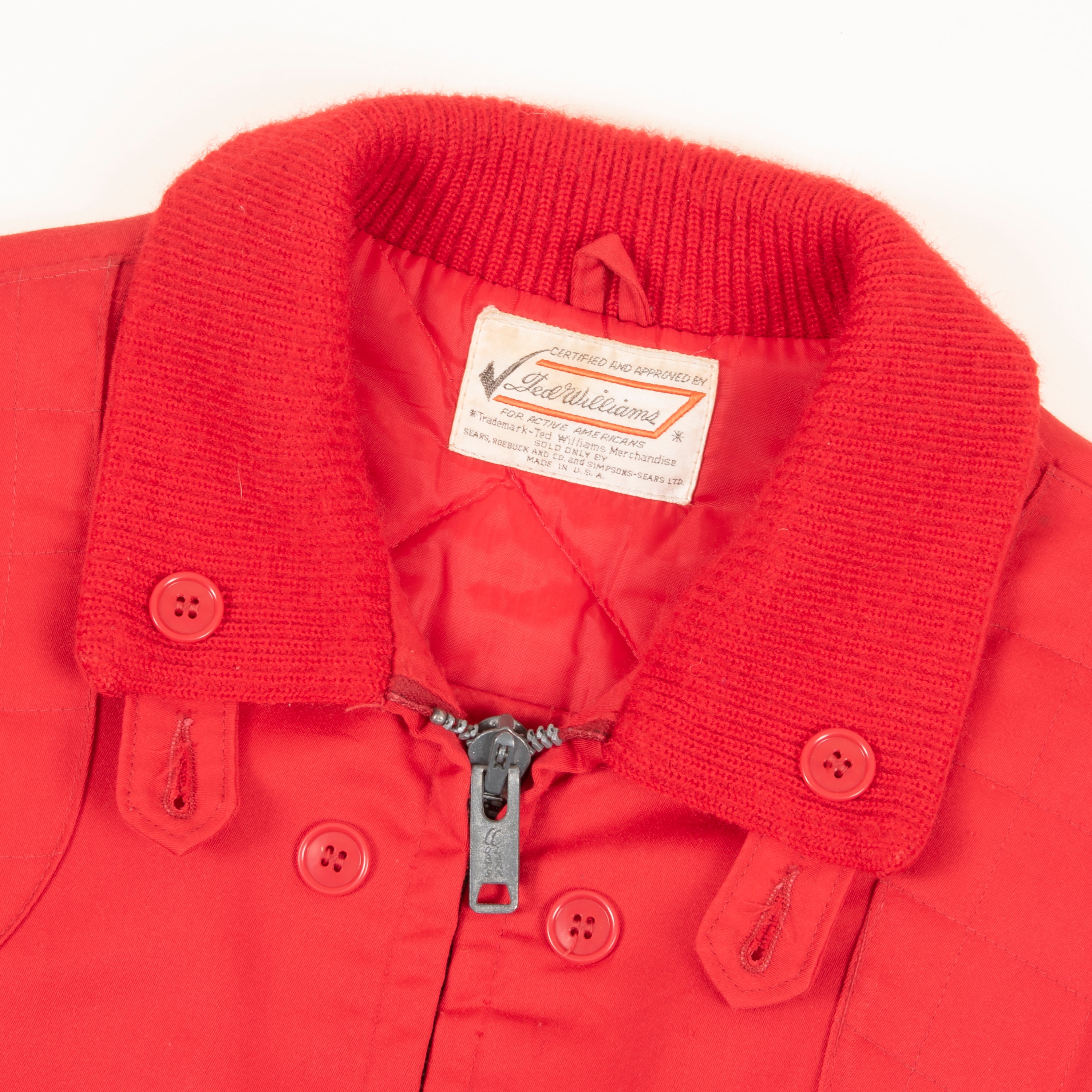 Vintage 50's Ted Williams Sears Roebuck And Co Hunting Jacket Made In The USA