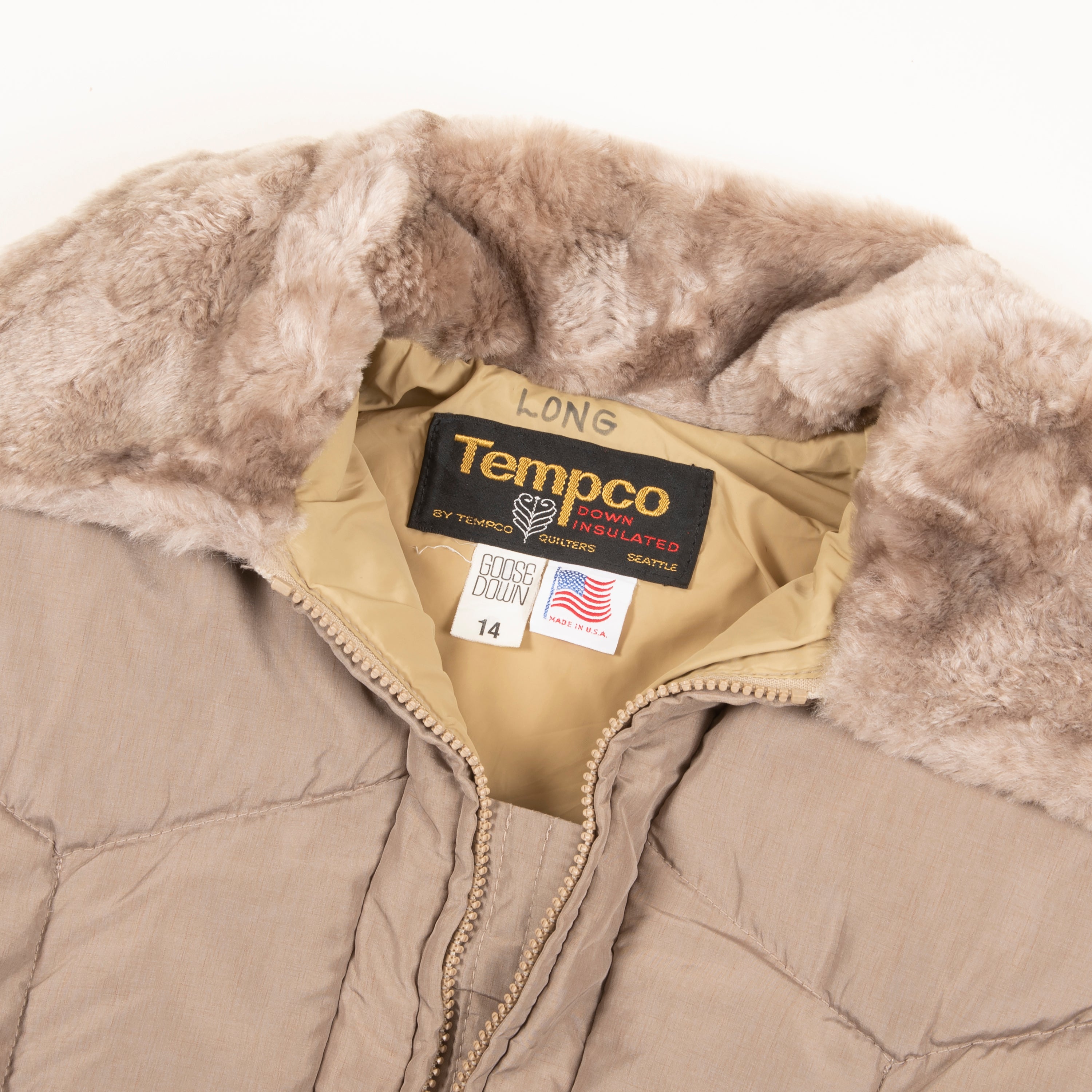 Vintage Tempco Down Filled Jacket Made In The USA