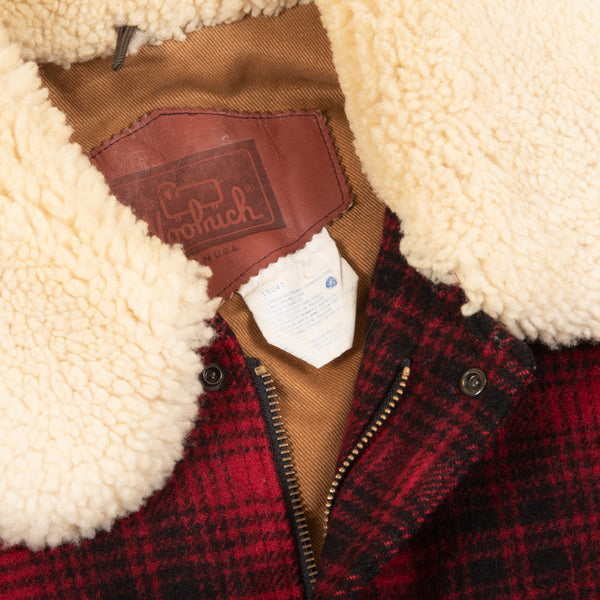 Vintage Woolrich Mackinaw Plaid Wool Jacket Made In The USA