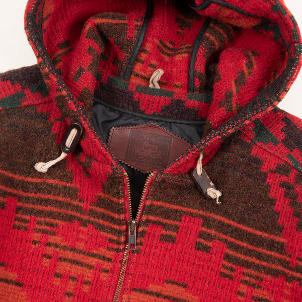Vintage Woolrich Navajo Pattern Blanket Jacket Made In The USA