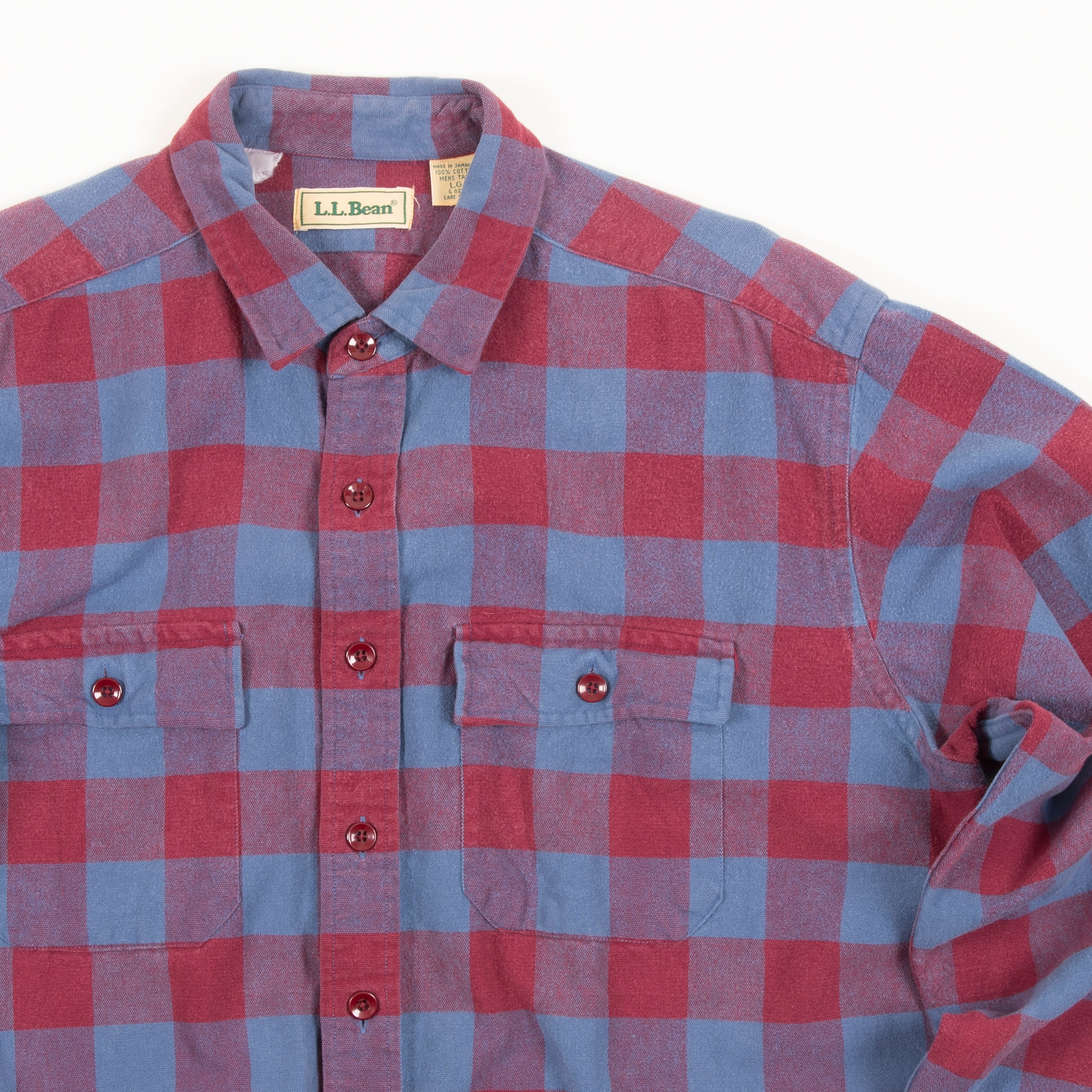 Vintage L.L. Bean Buffalo Check Chamois Shirt