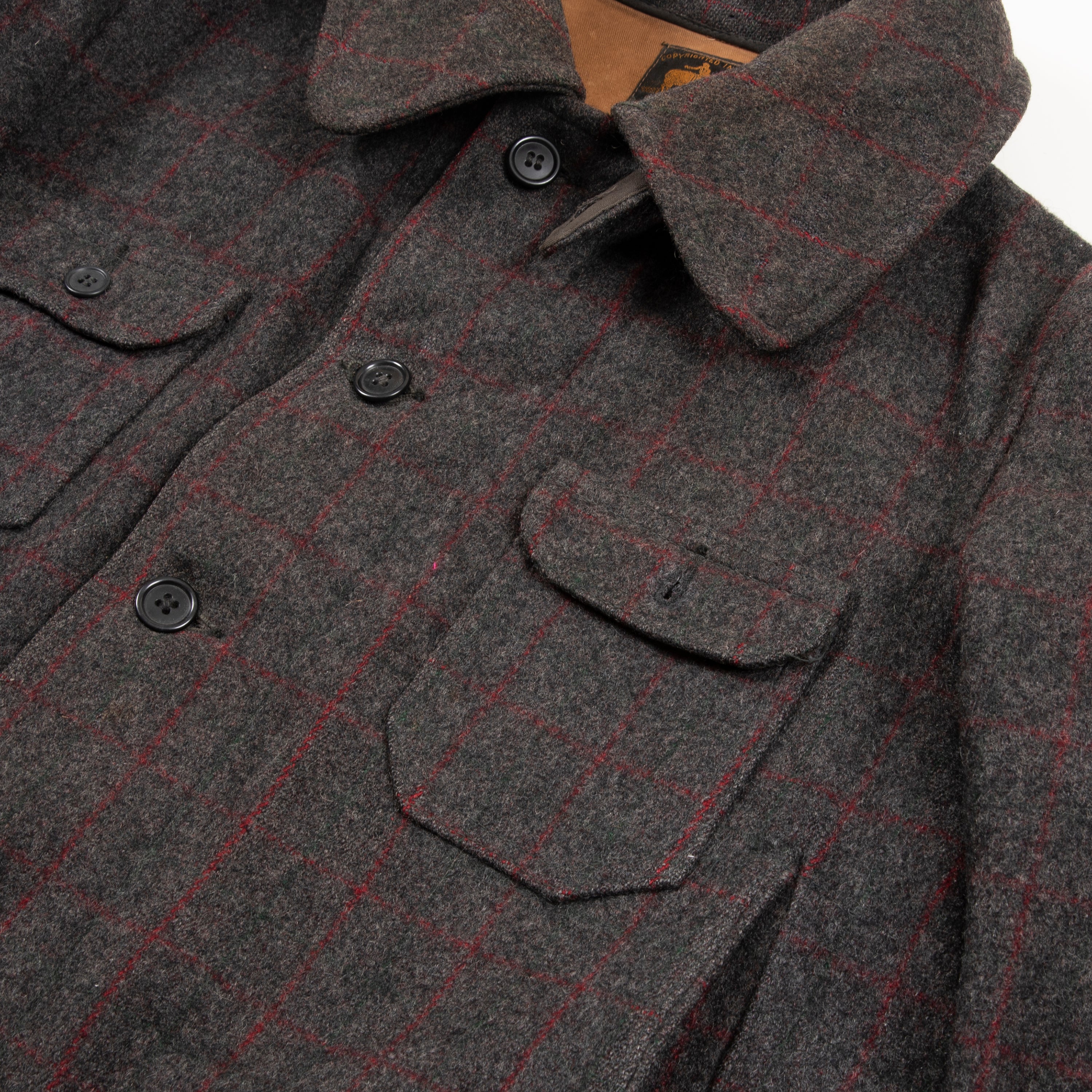 Vintage 1930's J.O. Ballard And Co Wool Mackinaw Hunting Coat