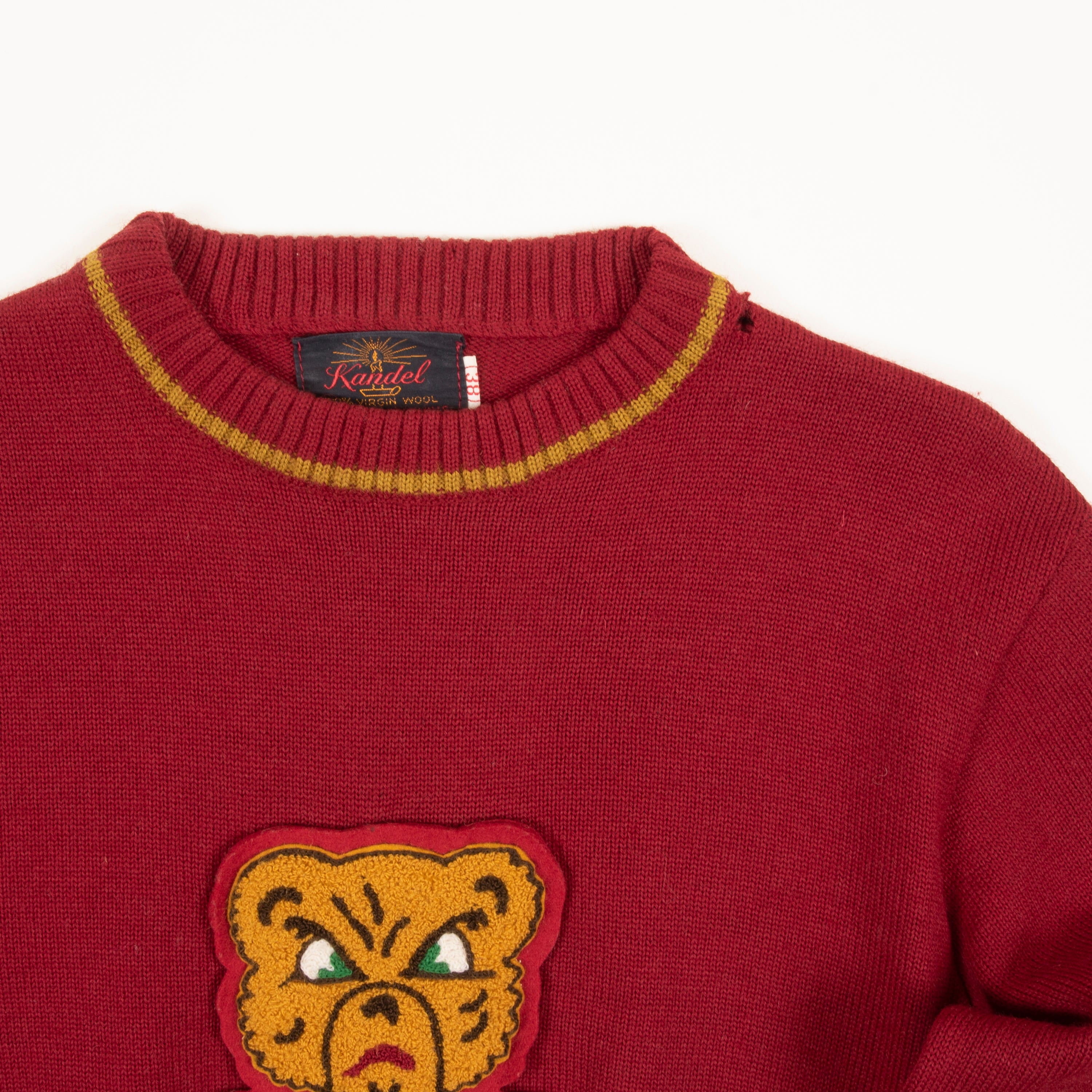 Vintage 50's Washington University Wool Knit Varsity Sweater