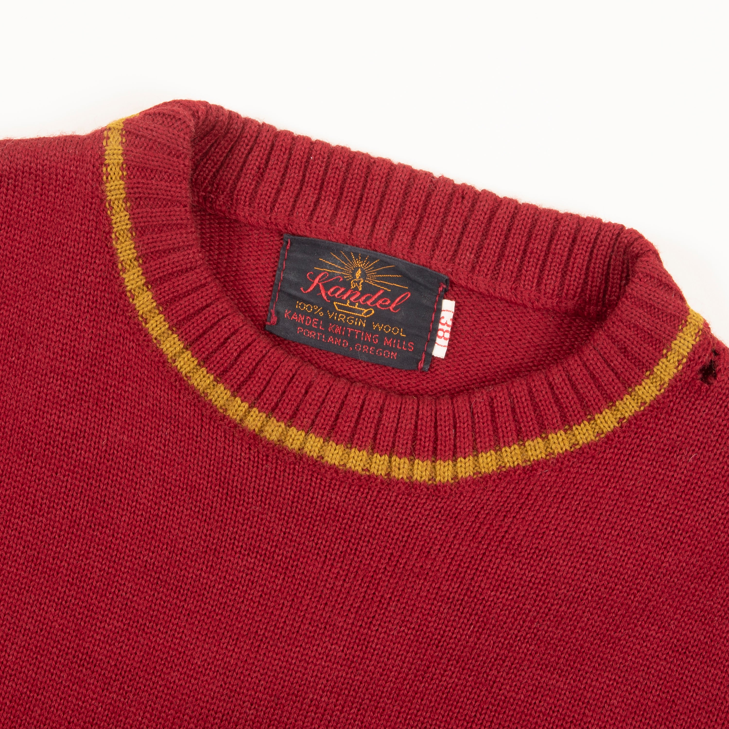 Vintage 50's Washington University Wool Knit Varsity Sweater