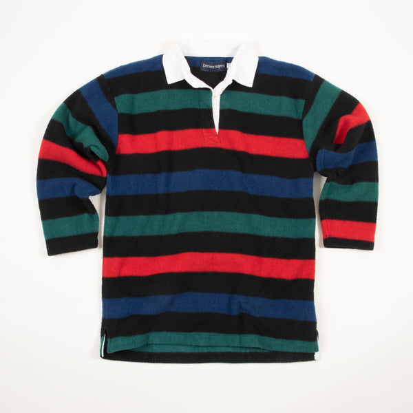 Vintage Denver Hayes Fleece Rugby Polo Shirt