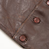 Vintage Lined Leather Vest
