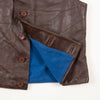 Vintage Lined Leather Vest
