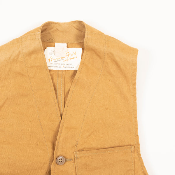 Vintage American Field Sportswear Shooting Vest Made In The USA