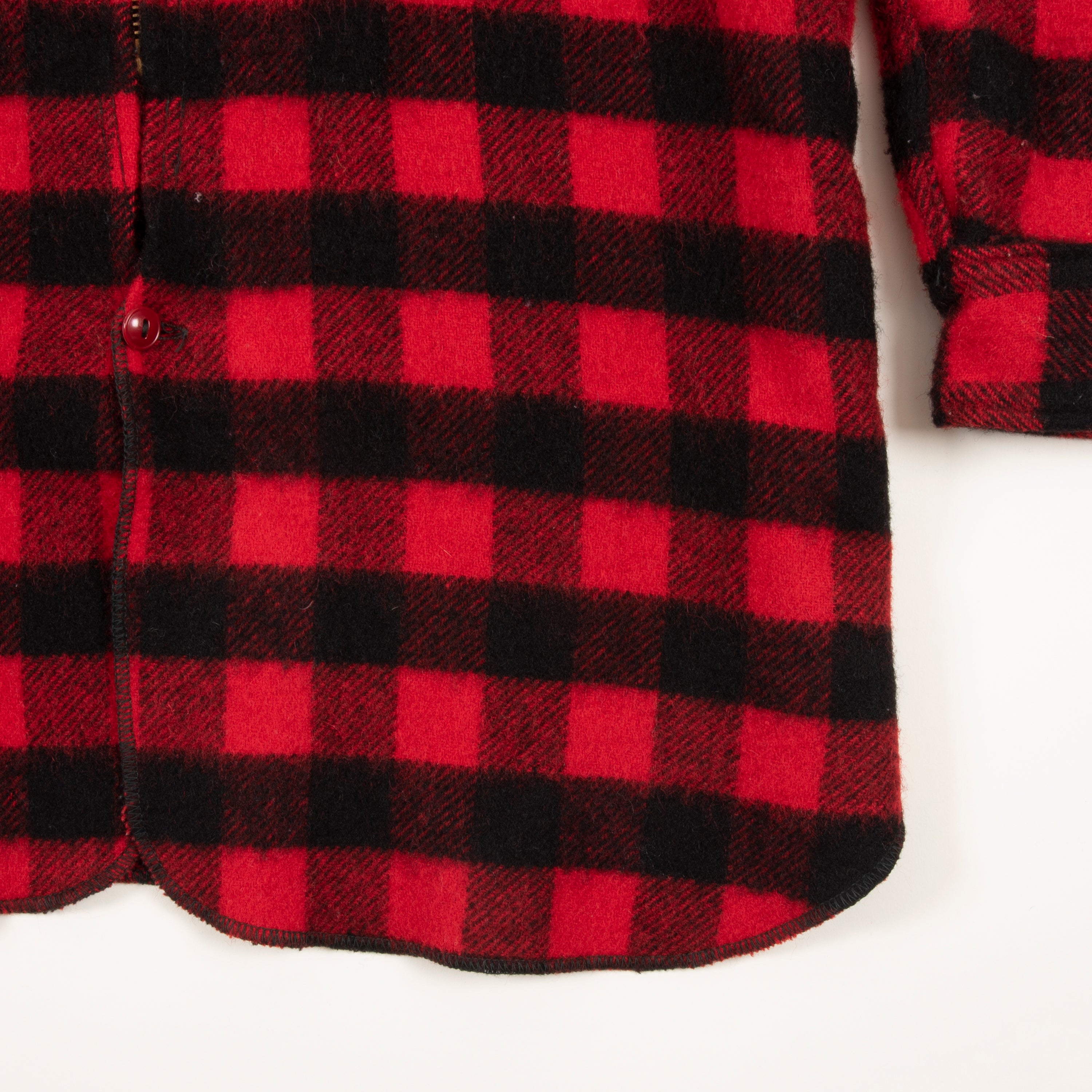 Vintage Women's Woolrich Buffalo Plaid Wool Overshirt