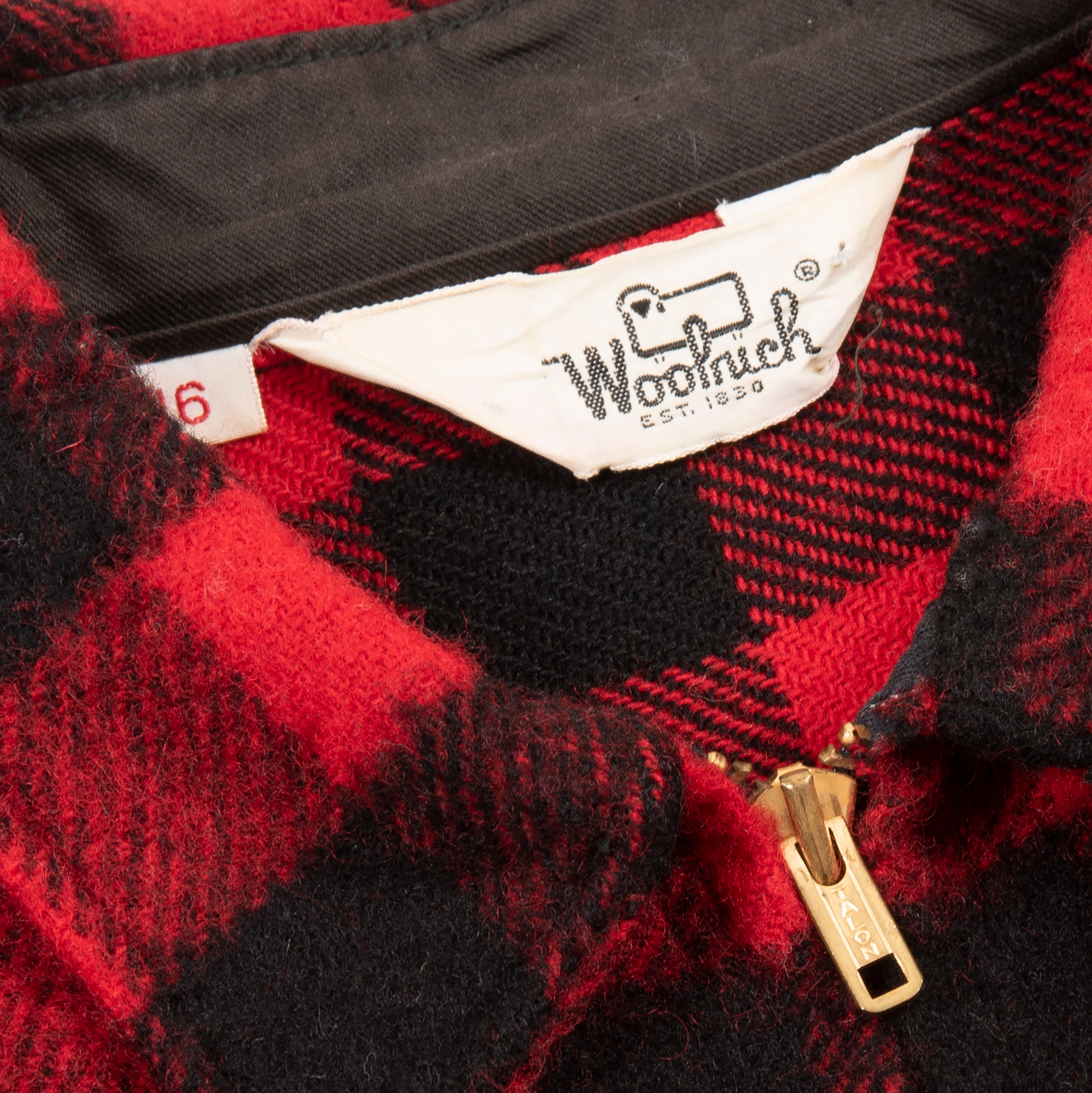 Vintage Women's Woolrich Buffalo Plaid Wool Overshirt