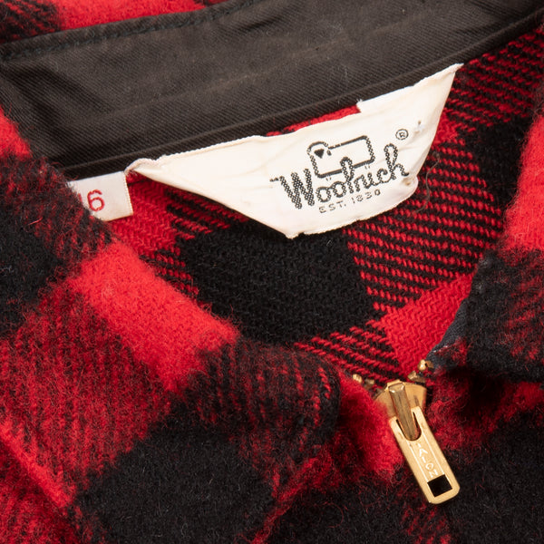 Vintage Women's Woolrich Buffalo Plaid Wool Overshirt