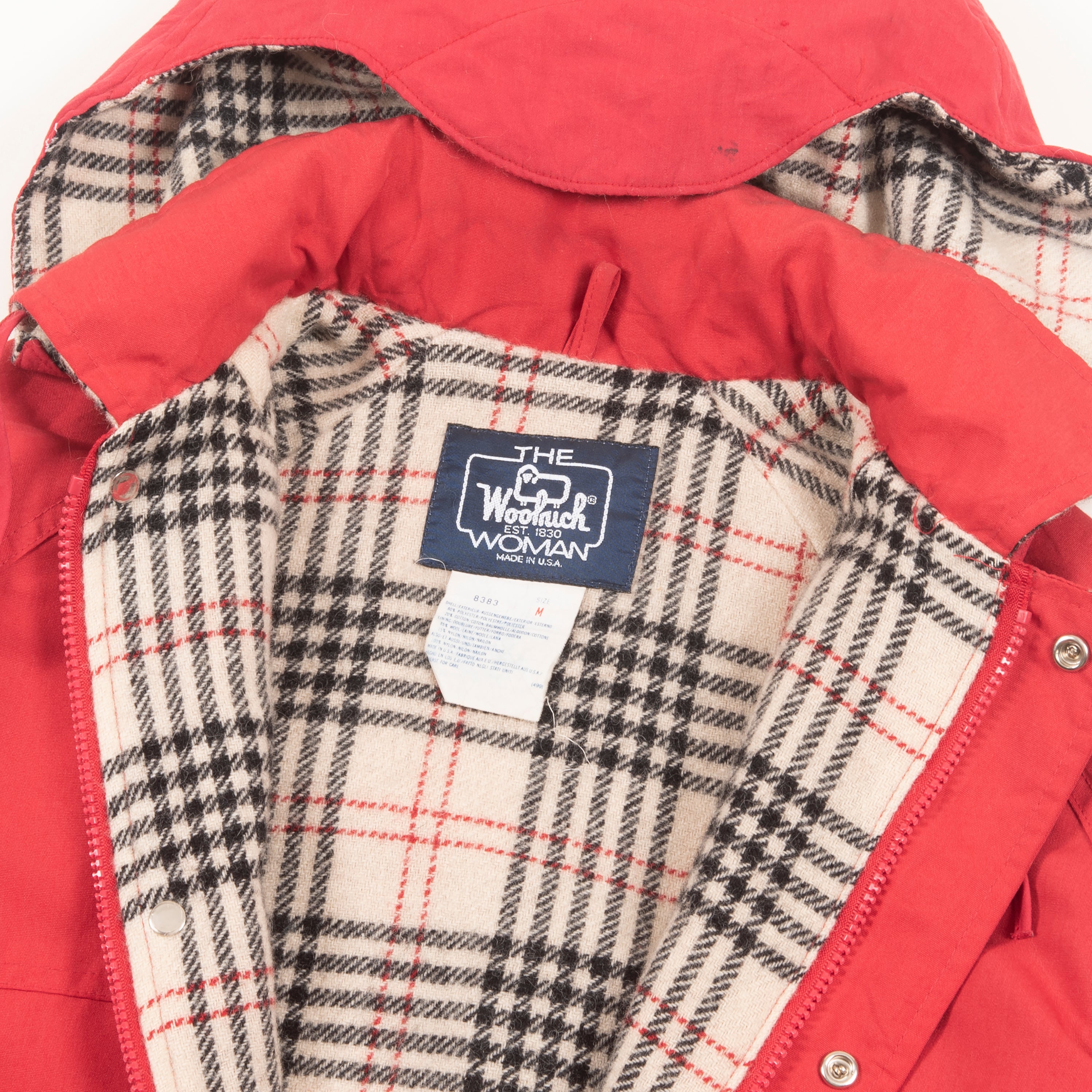 Vintage The Woolrich Woman Wool Lined Mountain Parka Made In The USA