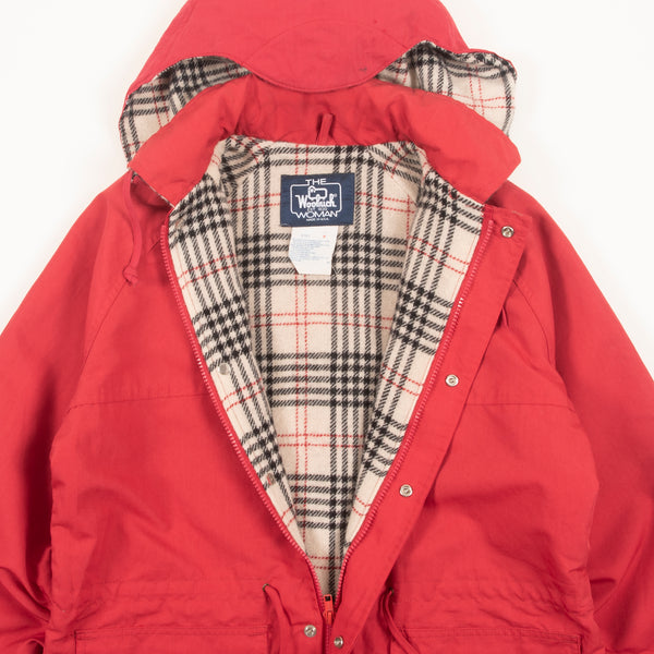 Vintage The Woolrich Woman Wool Lined Mountain Parka Made In The USA
