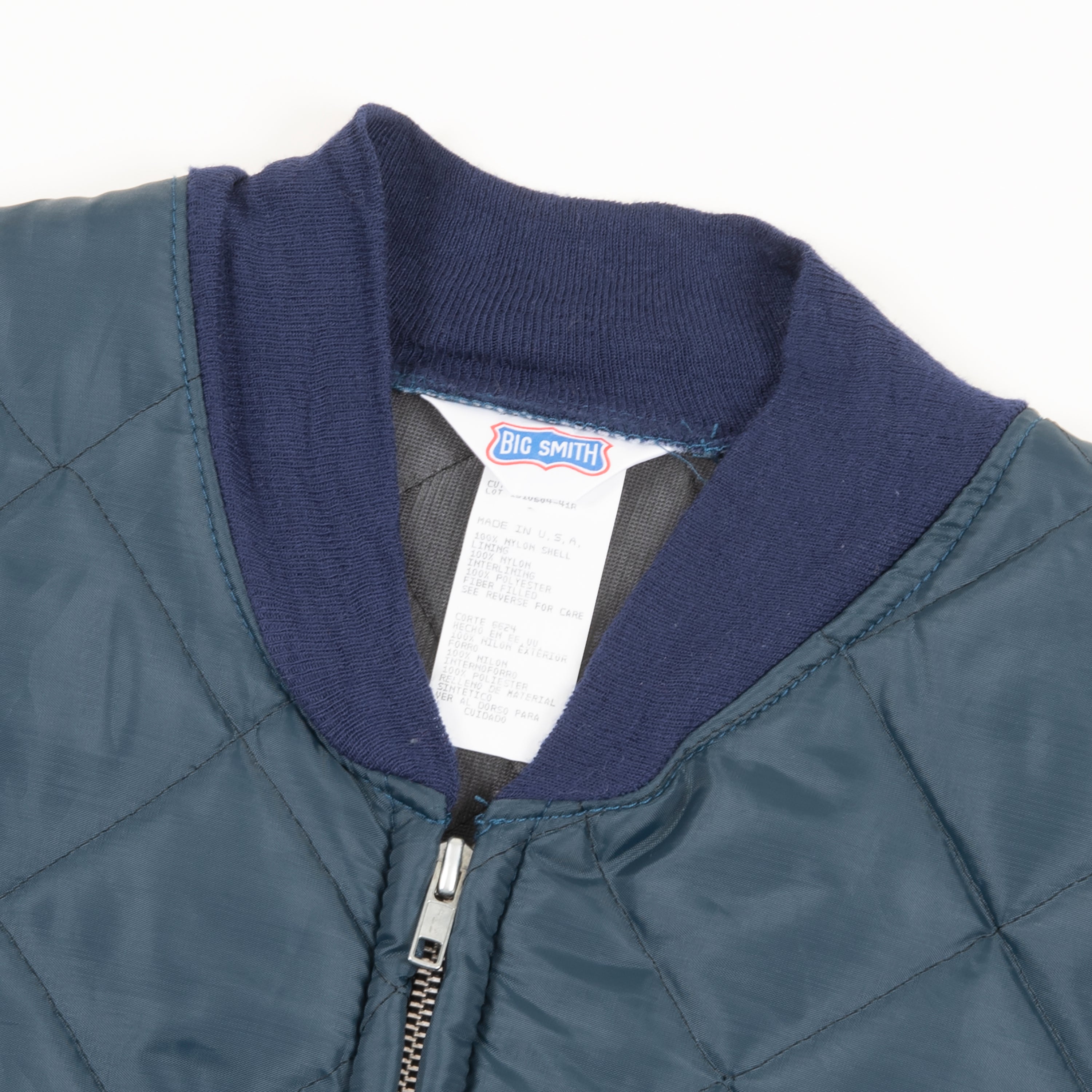 Vintage Big Smith Quilted Vest Made In The USA