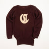 Vintage 1940's O'Sheas Knitting Mills Wool Knit Varsity Sweater